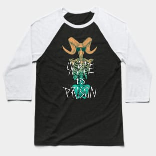 Skate to prison Baseball T-Shirt